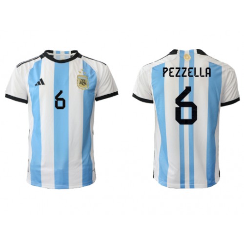 Pánský Fotbalový dres Argentina German Pezzella #6 MS 2022 Domácí Krátký Rukáv